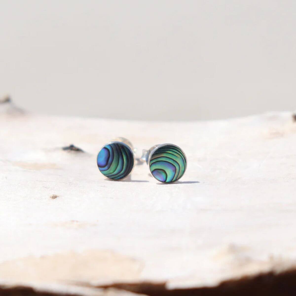 Little Taonga Paua Studs - Funky Gifts NZ