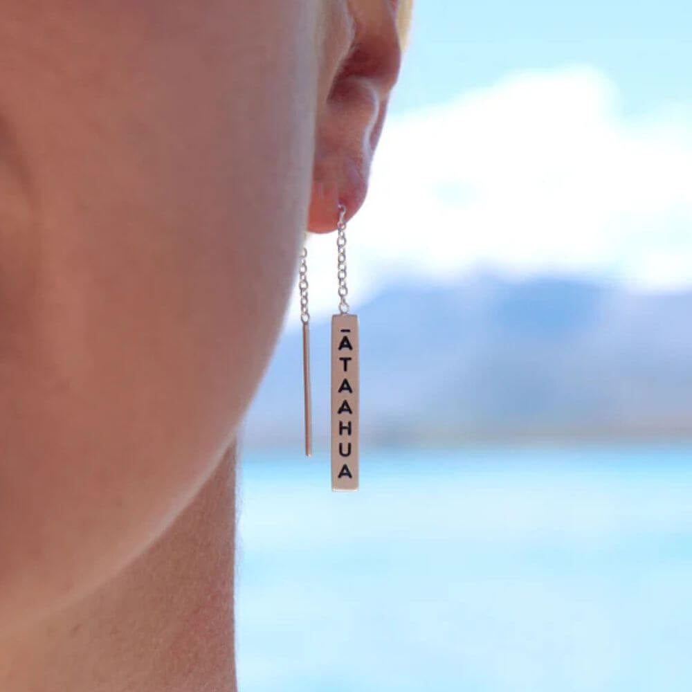Little Taonga - Ataahua (Beautiful) Thread Earrings - Funky Gifts NZ