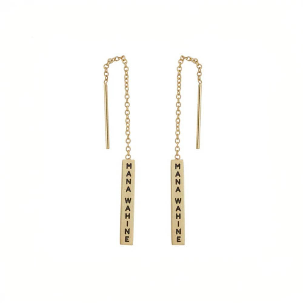 Little Taonga - Mana Wahine (Strong Woman) Thread Earrings - Funky Gifts NZ