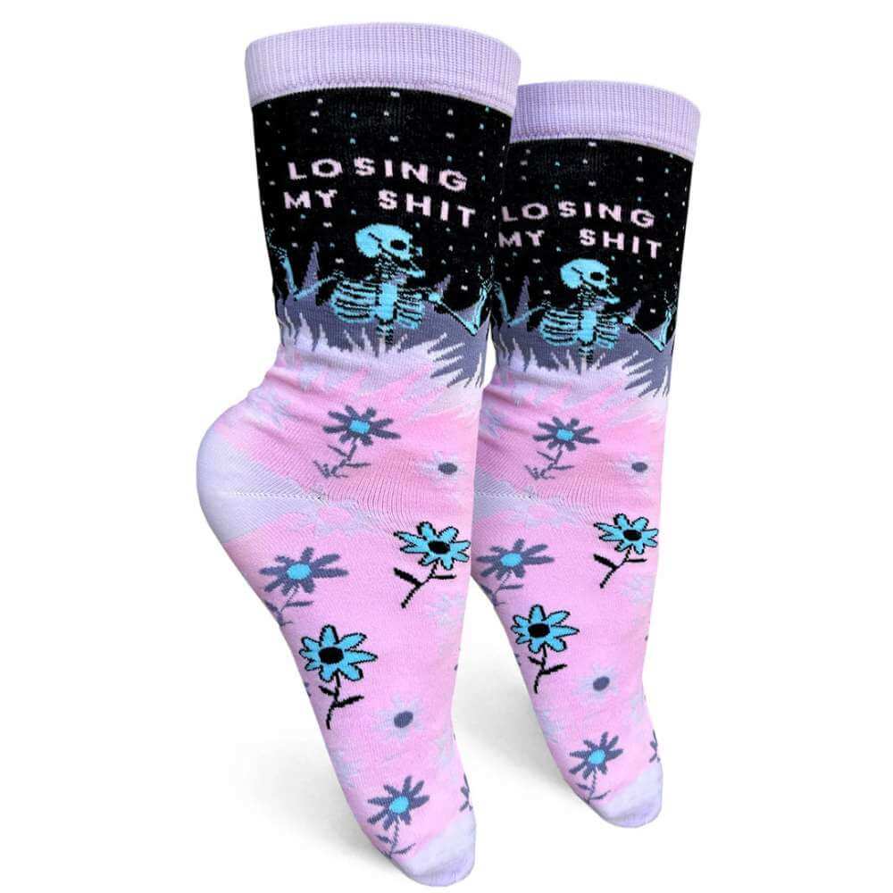 Losing My Shit Women's Socks - Funky Gifts NZ