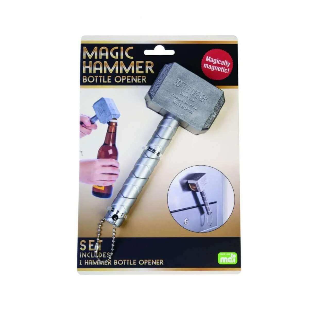 Magic Magnetic Hammer Bottle Opener - Funky Gifts NZ