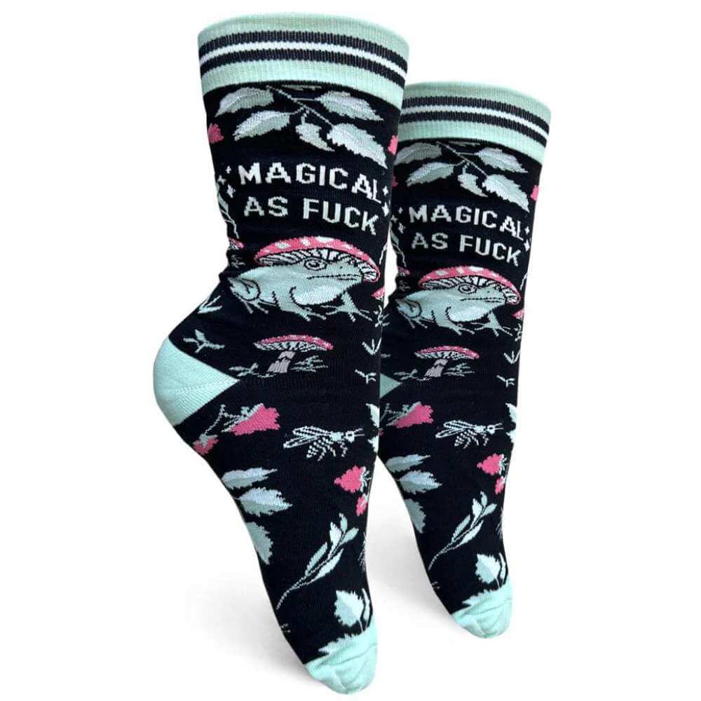 Magical As Fuck Women's Socks - Funky Gifts NZ