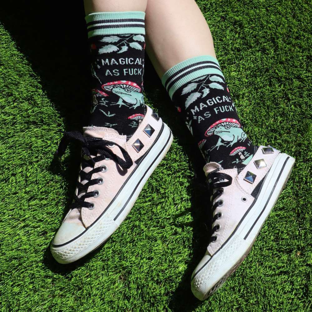 Magical As Fuck Women's Socks - Funky Gifts NZ