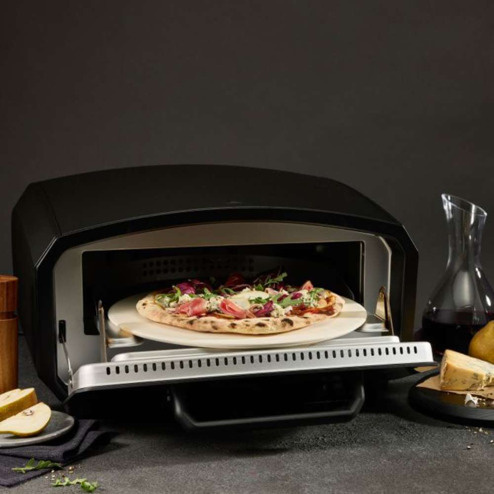MasterPro 13" Indoor & Outdoor Pizza Oven Black - Funky Gifts NZ