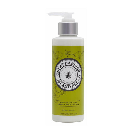 Great Barrier Island Bee Co Hand & Body Lotion - Hibiscus & Lime - Funky Gifts NZ