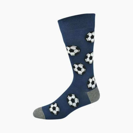 Men's Soccer Bamboo Crew Sock - Funky Gifts NZ