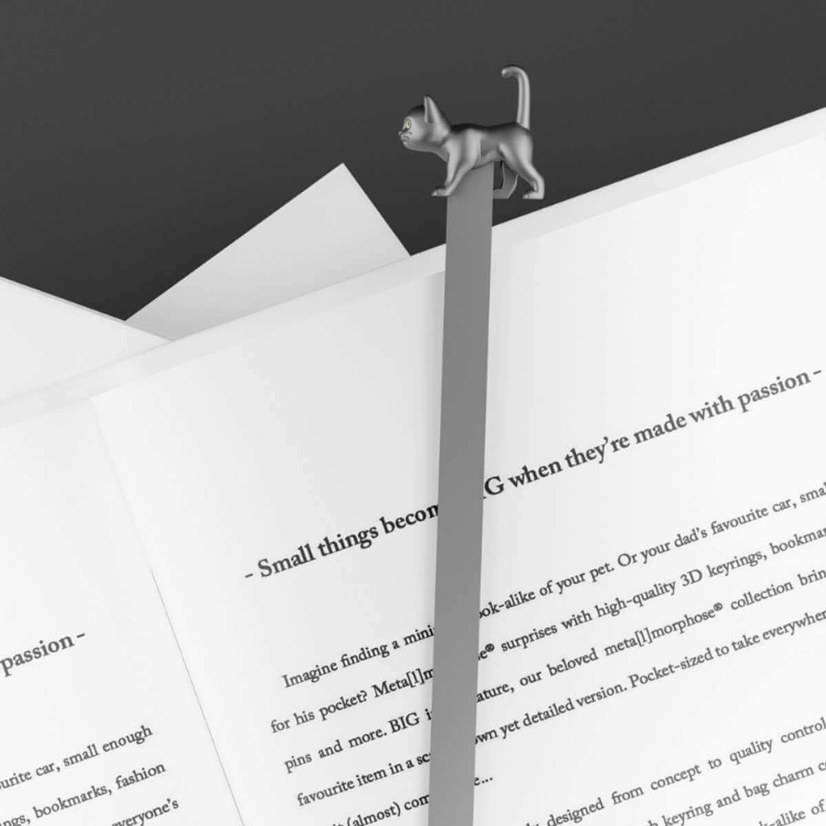 Black Cat Bookmark - Funky Gifts NZ