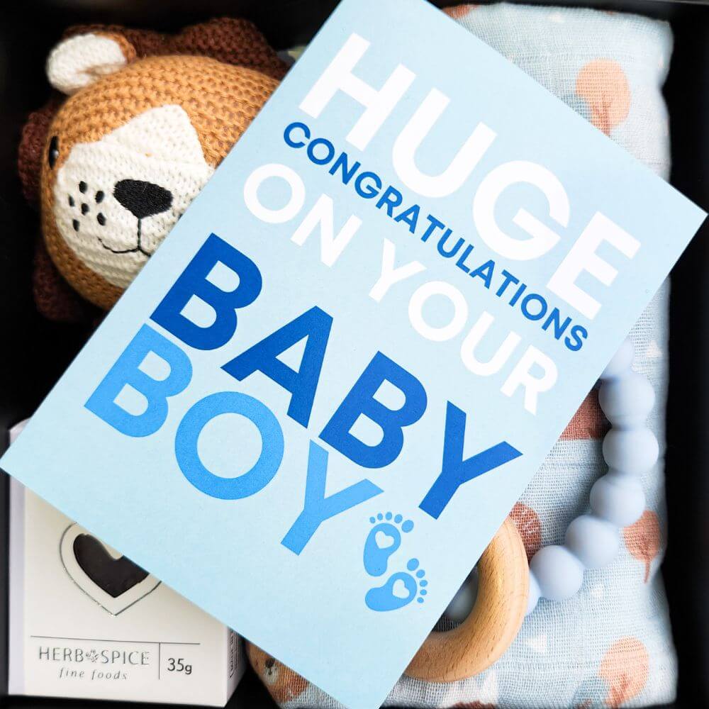 Mini Baby Boy Gift Box - Funky Gifts NZ