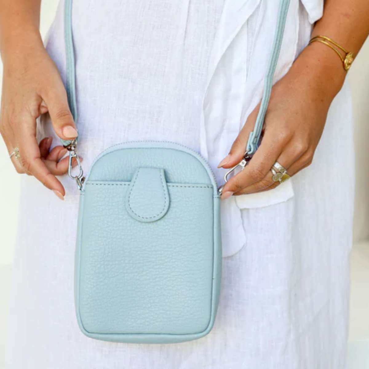 Mini Crossbody - Soft Blue - Funky Gifts NZ