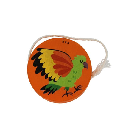 Moana Road Native Bird Wooden Yoyo - Kea - Funky Gifts NZ