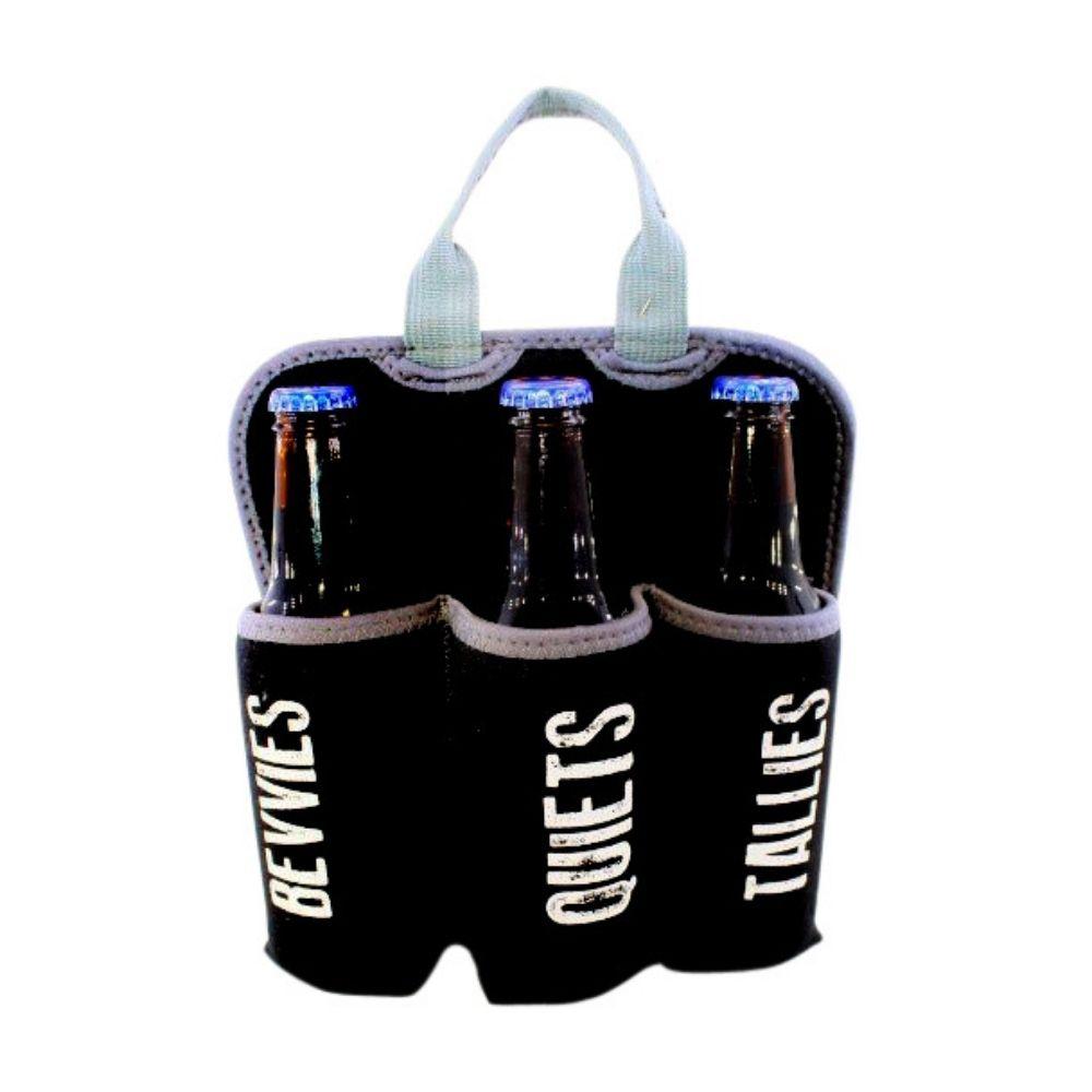 Six Pack Neoprene Beer Holder - NZ Beer Names - Funky Gifts NZ