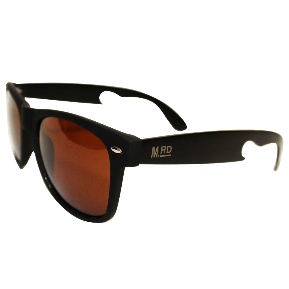 Moana Road Bottle Opening Sunnies Black Frames #451A - Funky Gifts NZ