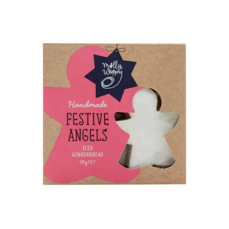 Molly Woppy Handmade Festive Angels - Iced Gingerbread - Funky Gifts NZ