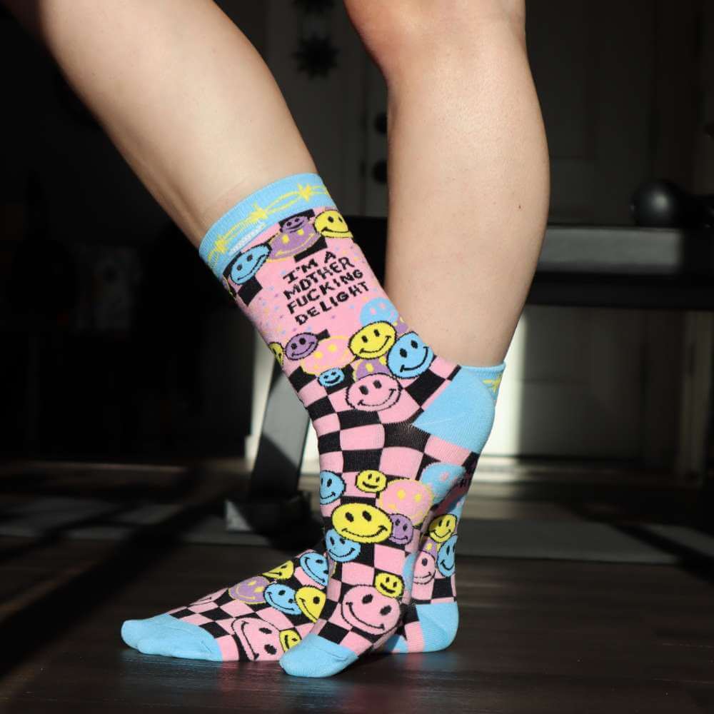 Mother Fucking Delight Women's Socks - Funky Gifts NZ