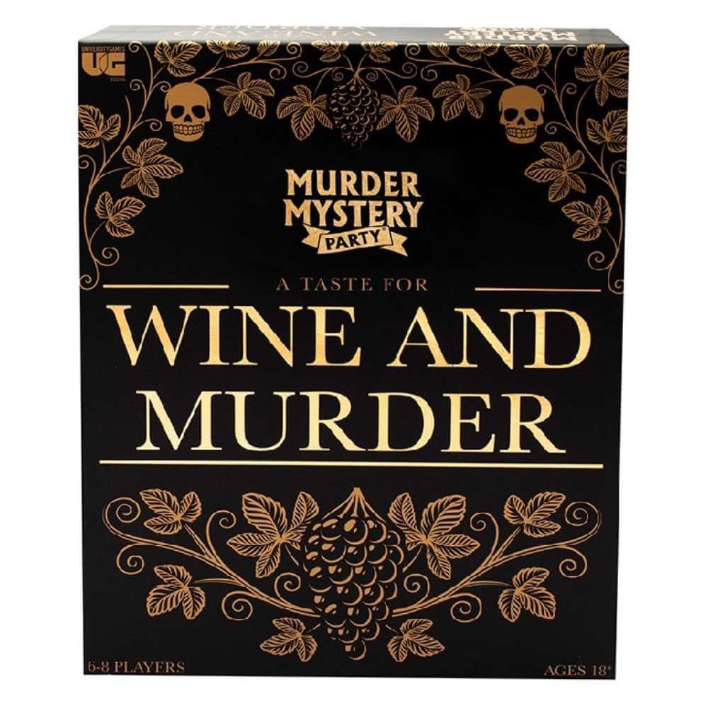 Murder Mystery Party Game Wine and Murder Funky Gifts NZ
