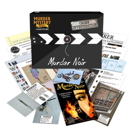 Murder Mystery Party: Case Files Murder Noir - Funky Gifts NZ