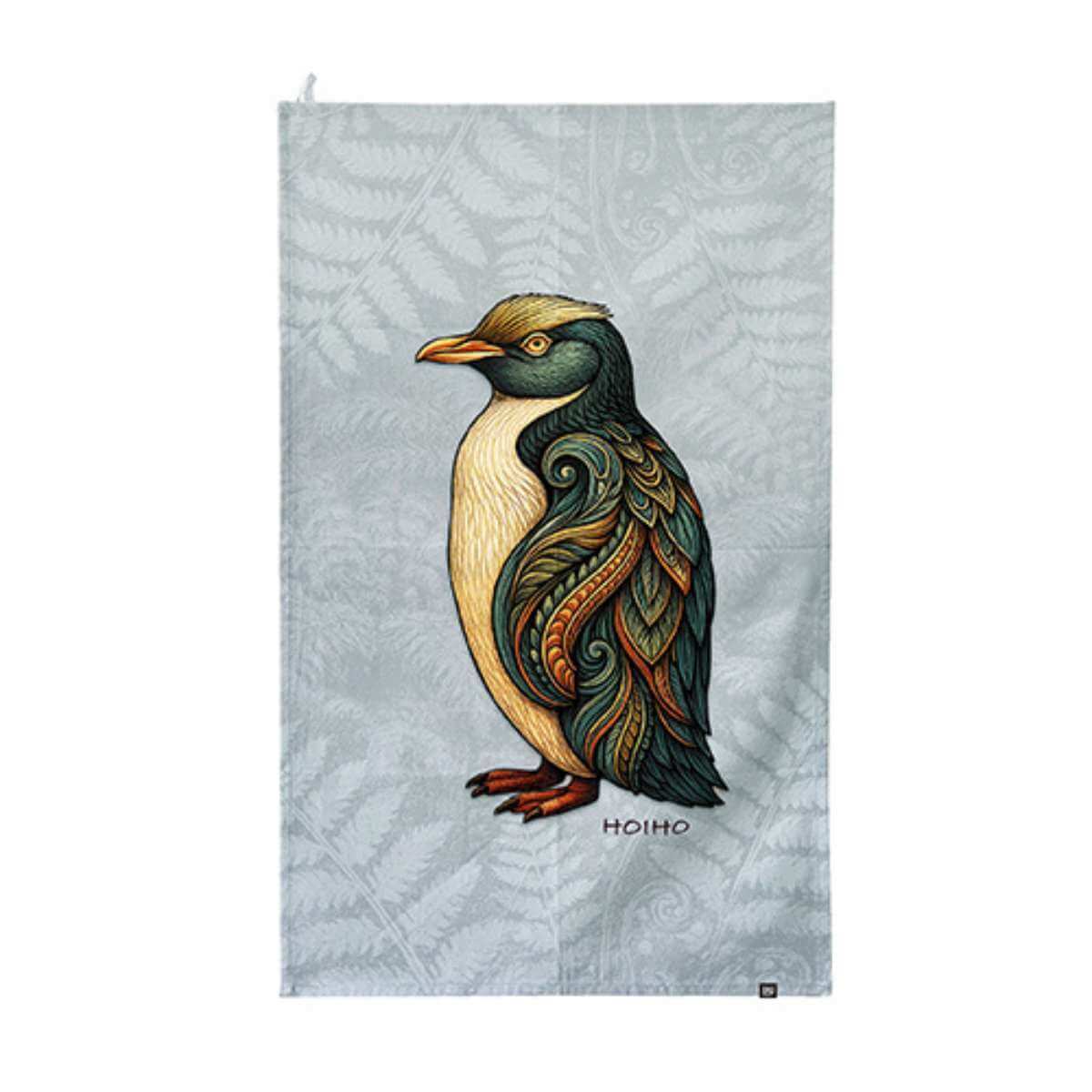 NZ Tea Towel - Nest Hoiho - Funky Gifts NZ