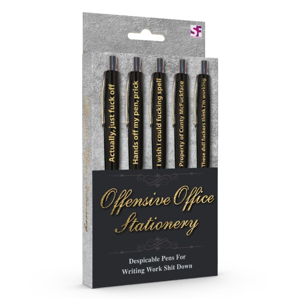 Offensive Office Pen Set - Funky Gifts NZ