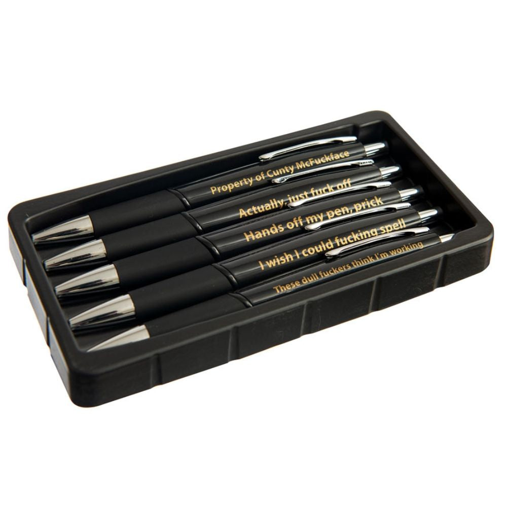 Offensive Office Pen Set - Funky Gifts NZ