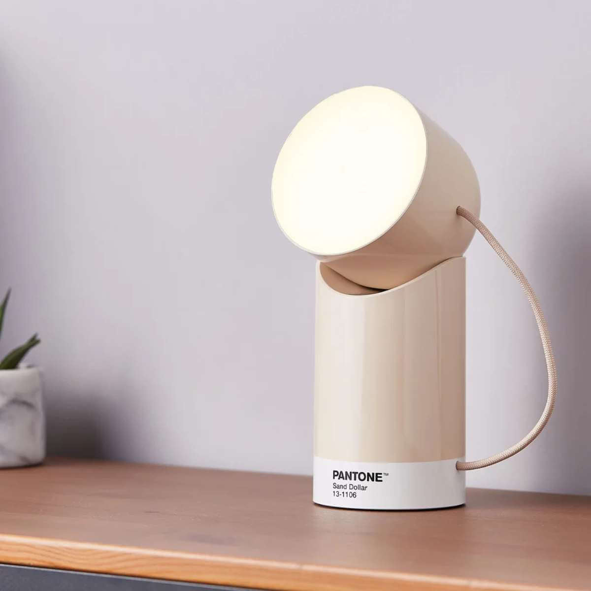Lexon x Pantone Orbe Lamp - Sand - Funky Gifts NZ