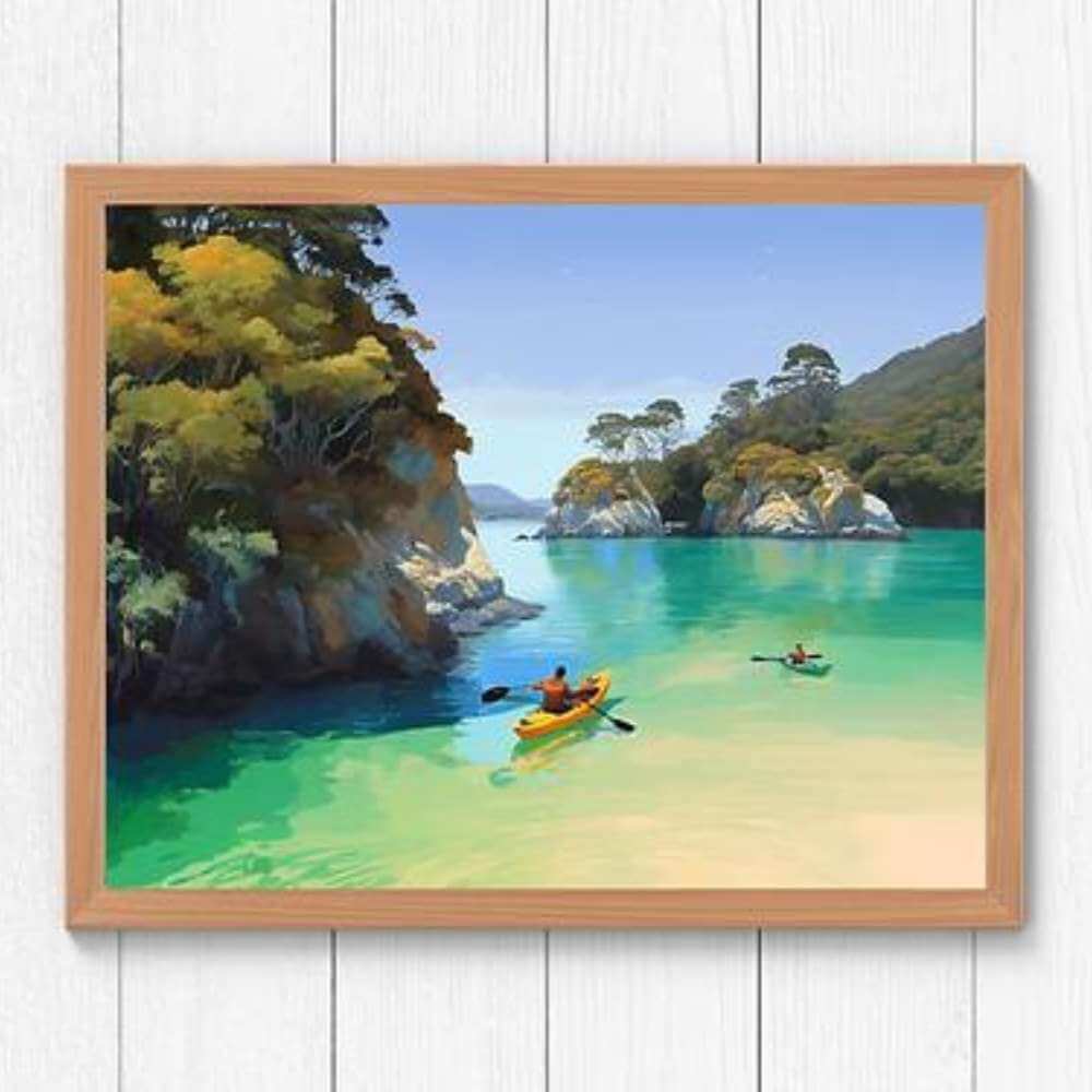 Paint By Numbers - Abel Tasman Kayak - Funky Gifts NZ