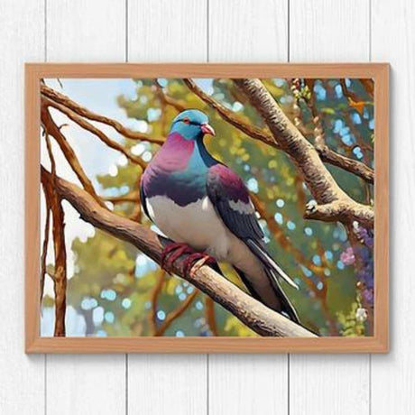 Paint By Numbers - Kereru - Funky Gifts NZ