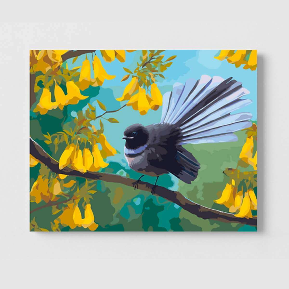 Paint By Numbers - Fantail - Funky Gifts NZ