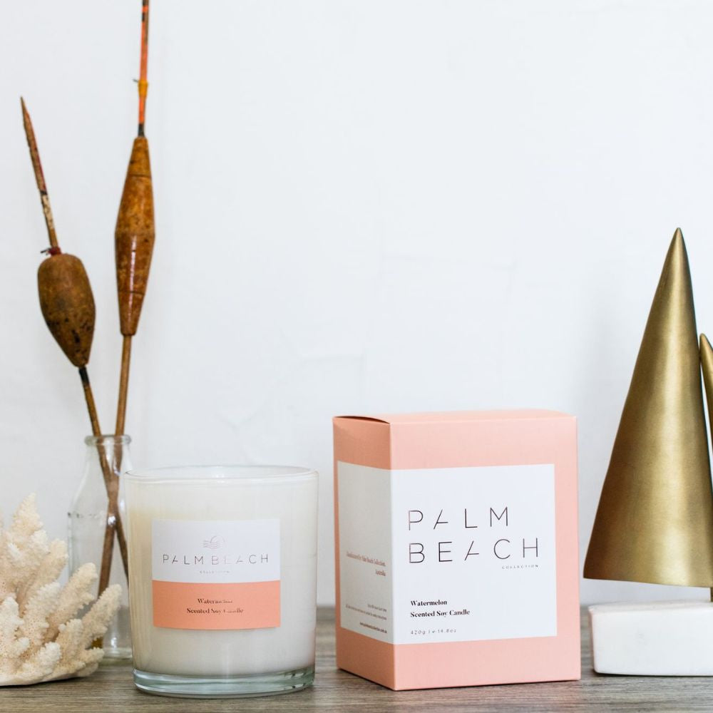 Palm Beach Collection Medium Candle - Watermelon - Funky Gifts NZ