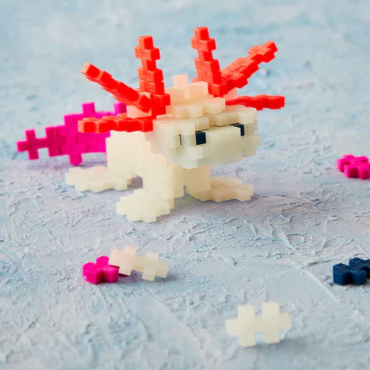 Plus Plus Axolotl 100pc Tube - Funky Gifts NZ