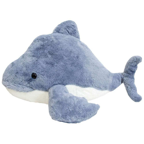 Plush Medium Grey Whale - Funky Gifts NZ