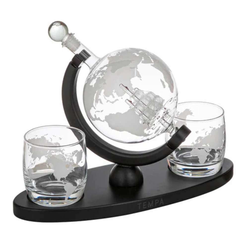 Preston Globe Whisky Set - Funky Gifts NZ