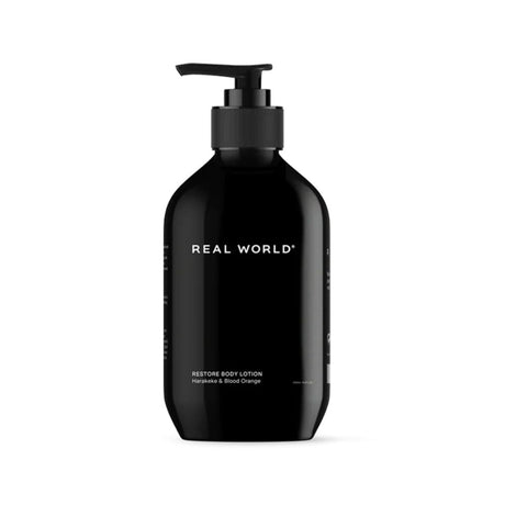 Real World - Restore Body Lotion - Harakeke & Blood Orange - Funky Gifts NZ