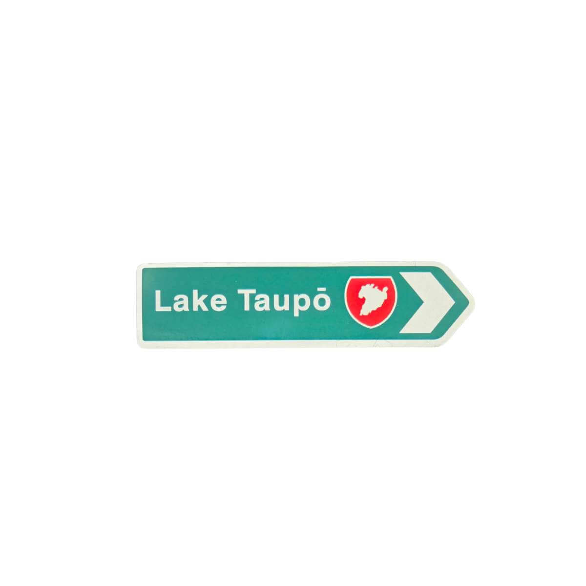NZ Road Sign Magnet - Lake Taupo - Funky Gifts NZ