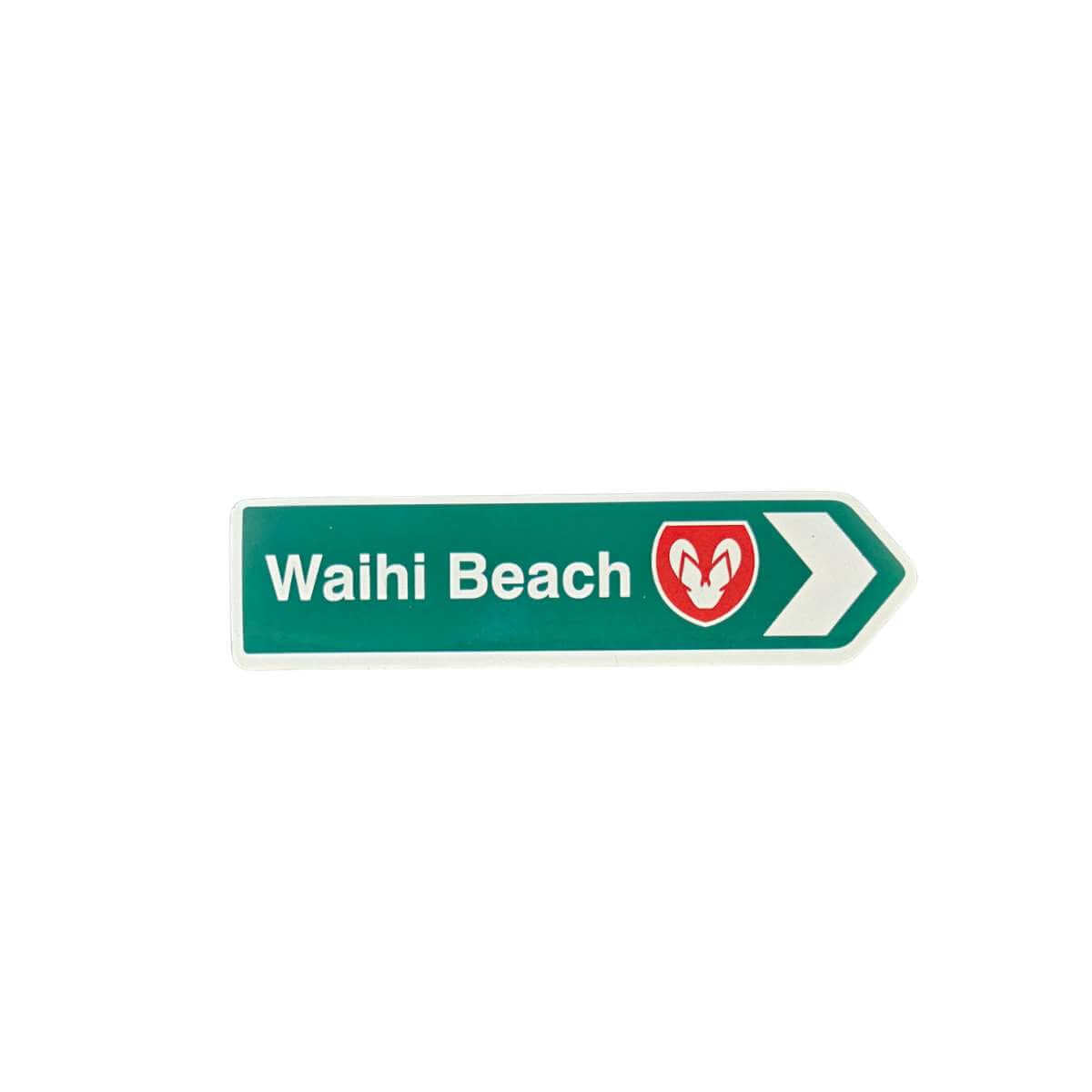 NZ Road Sign Magnet - Waihi Beach - Funky Gifts NZ