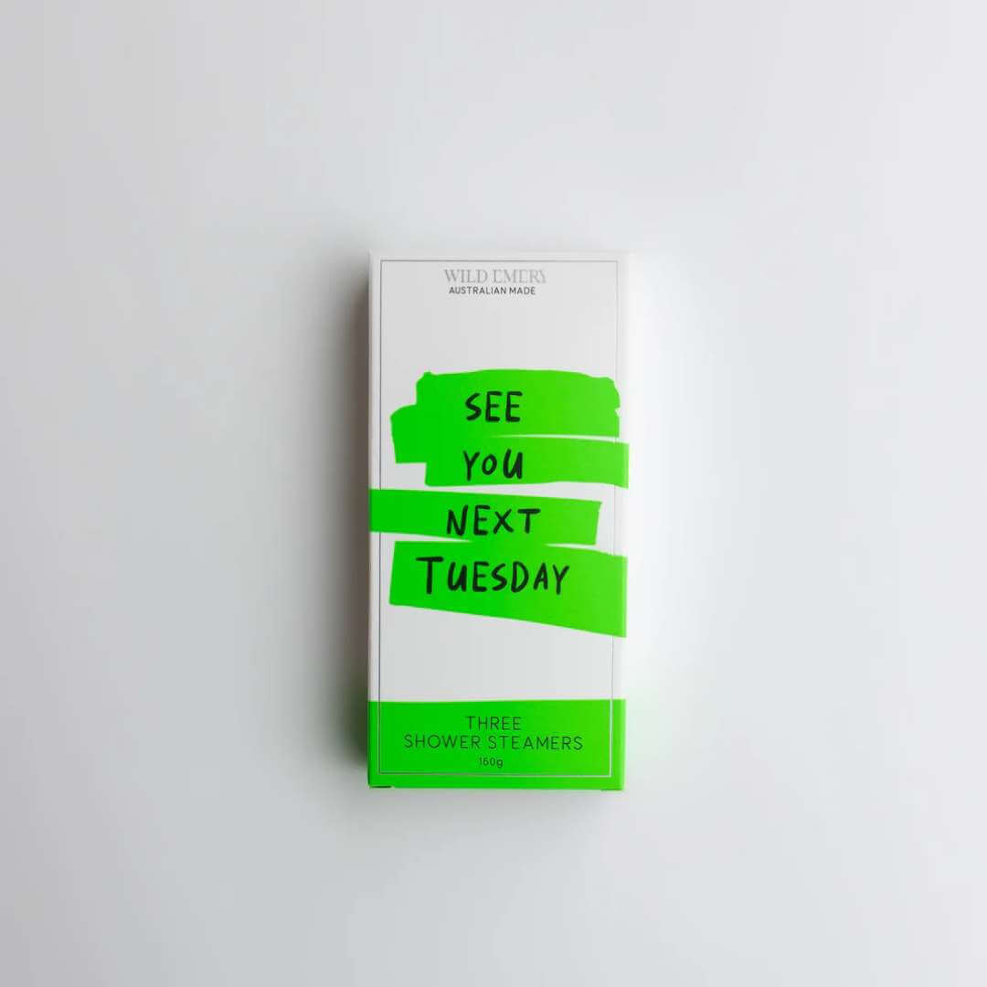 See You Next Tuesday - Shower Steamer 3pk - Funky Gifts NZ