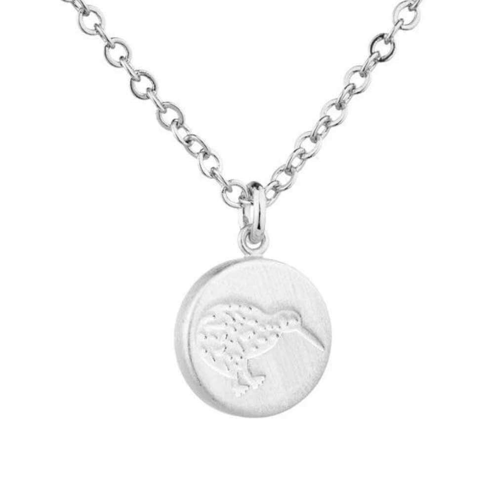 Little Taonga Round Kiwi Necklace - Funky Gifts NZ