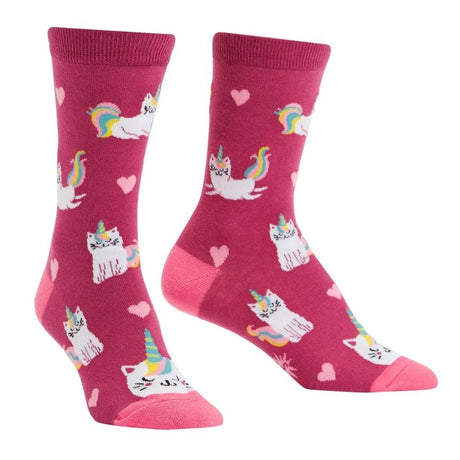 Sock It To Me - Women's Crew Socks - Look At Meow - Funky Gifts NZ