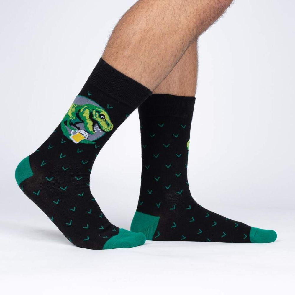 Sock It To Me Socks - Men's Crew - Brewed To A T - Funky Gifts NZ