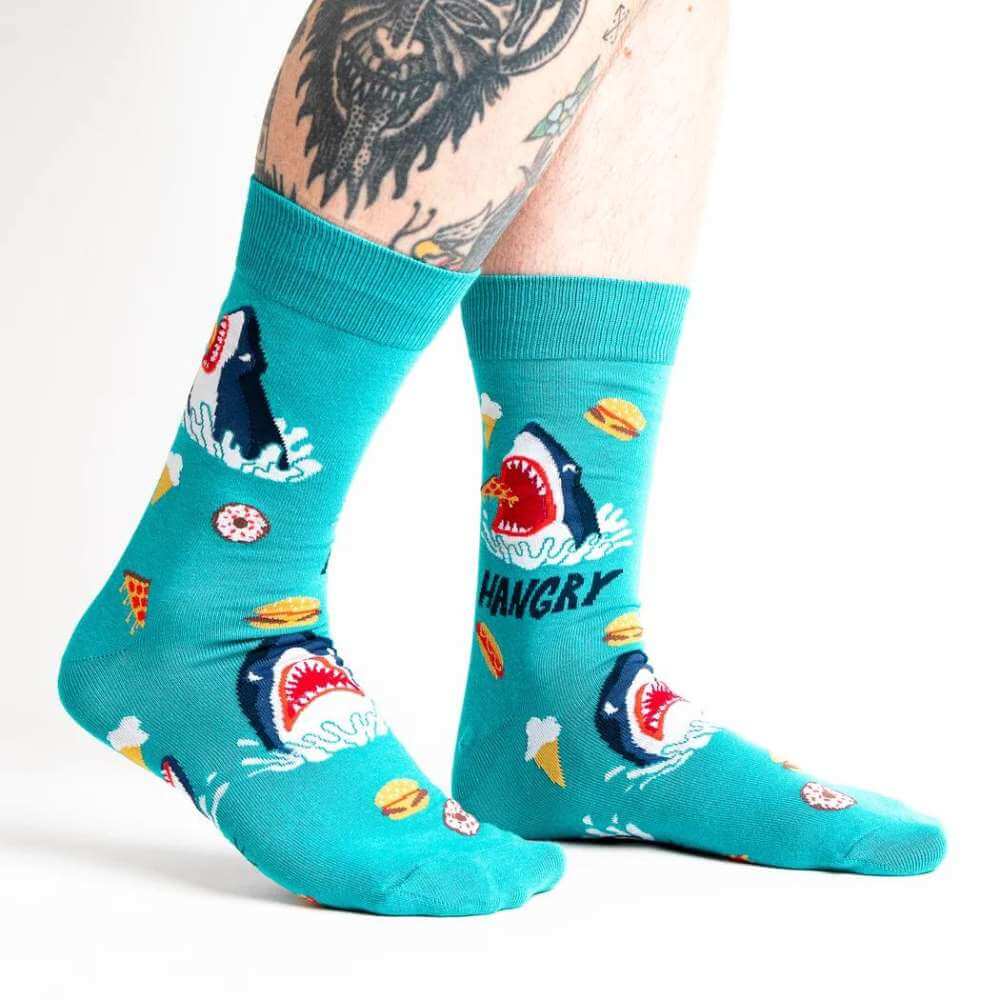 Sock It To Me - Men's Crew - Hangry - Funky Gifts NZ