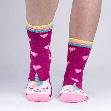 Sock It To Me - Slipper Socks - Mewnicorn - Funky Gifts NZ