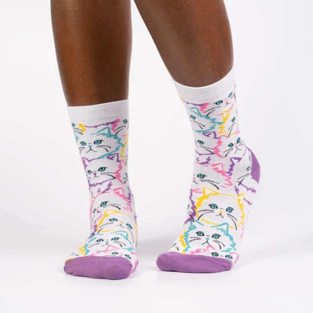 Sock It To Me Socks - Women's Crew - Fur Real - Funky Gifts NZ