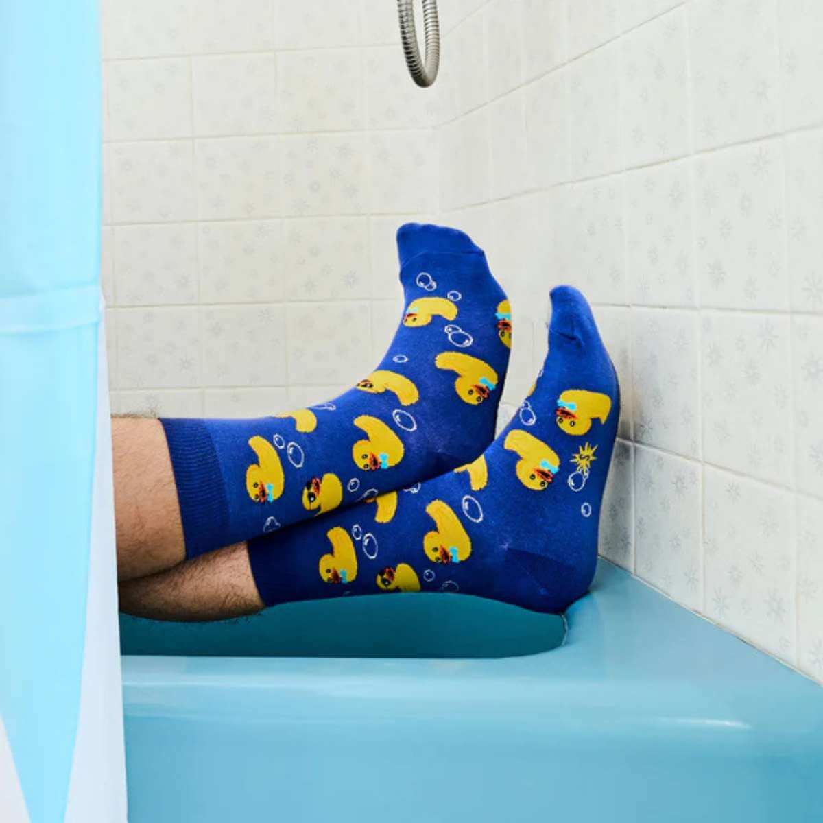 Sock It To Me Socks - Men's Crew - Rubber Duckie - Funky Gifts NZ