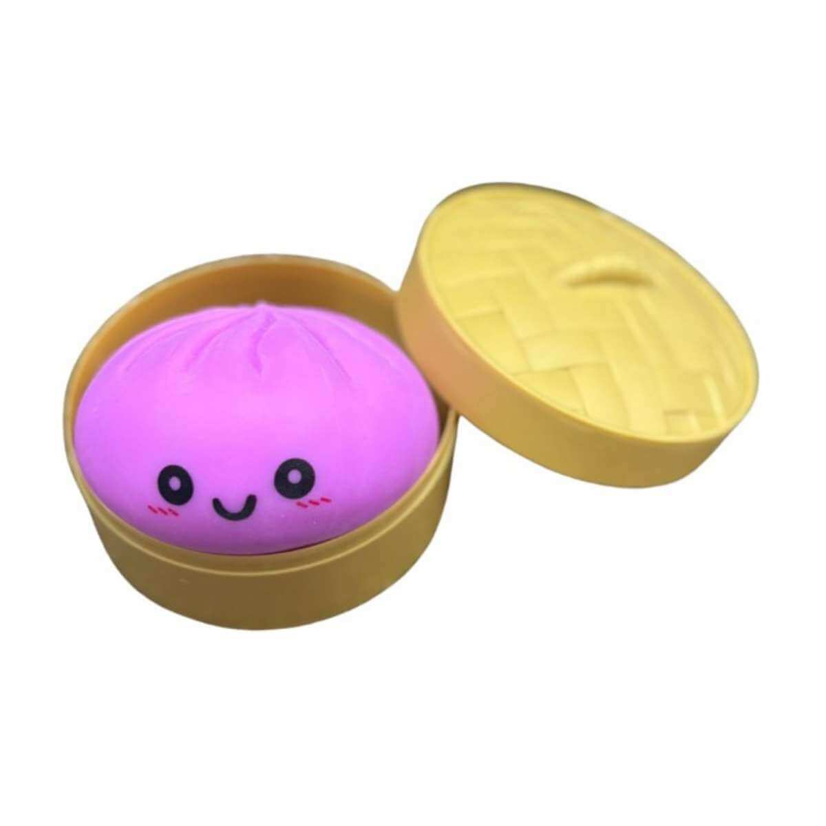 Mystery Squishy Dumpling Bun - Solid Colour - Funky Gifts NZ