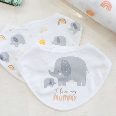 Splosh Baby Elephant Bib Set - Funky Gifts NZ
