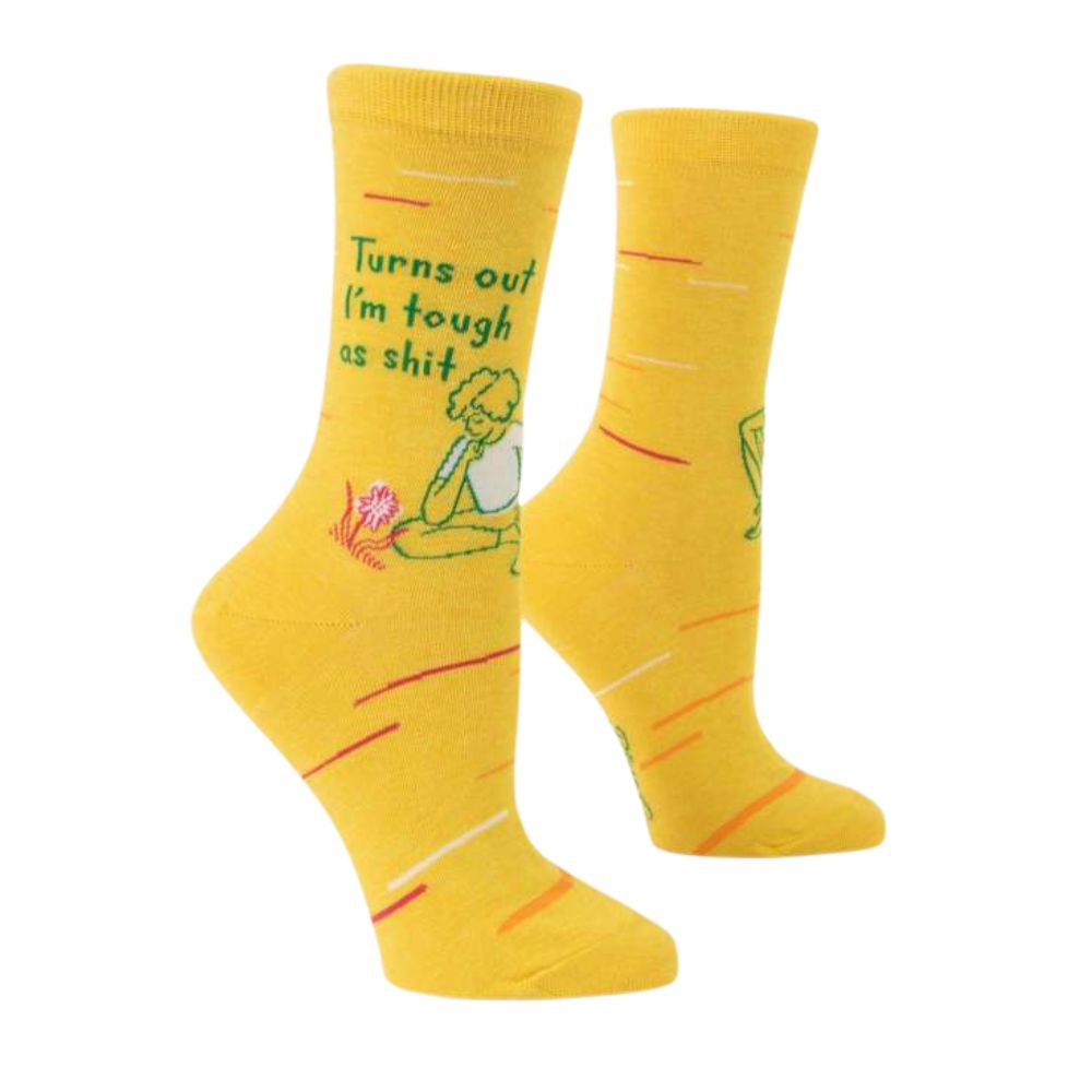 Women's Socks - Tough As Shit - Blue Q - Funky Gifts NZ