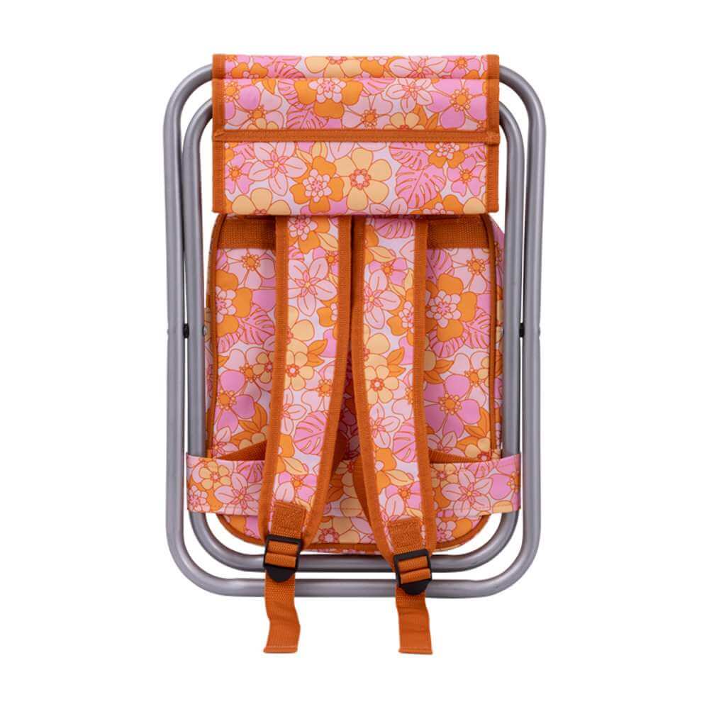 Picnic Cooler Chair - Pink Retro - Funky Gifts NZ