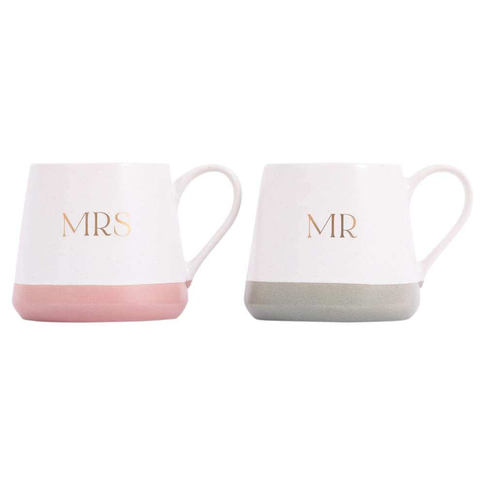Mr & Mrs Mug Set - Funky Gifts NZ