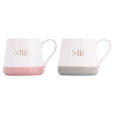 Mr & Mrs Mug Set - Funky Gifts NZ