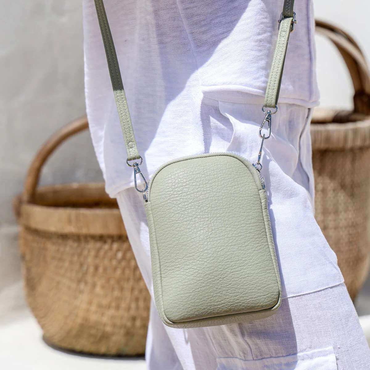 Mini Crossbody - Stone - Funky Gifts NZ