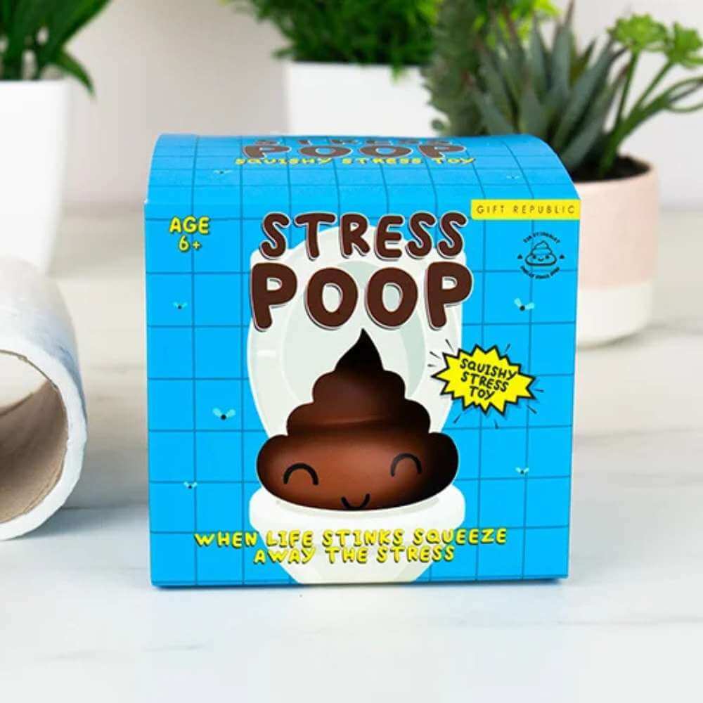 Stress Poop – Squishy Stress Relief Toy - Funky Gifts NZ